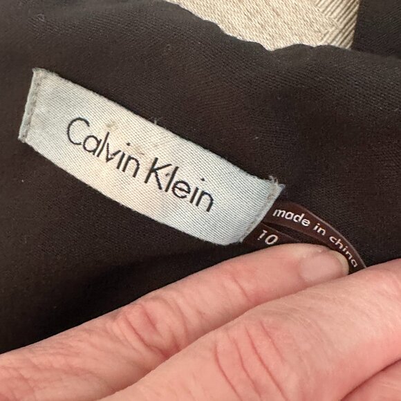 The LBD That Does It All: Calvin Klein's Iconic One-Shoulder Wonder! Size 10 - Picture 11 of 12